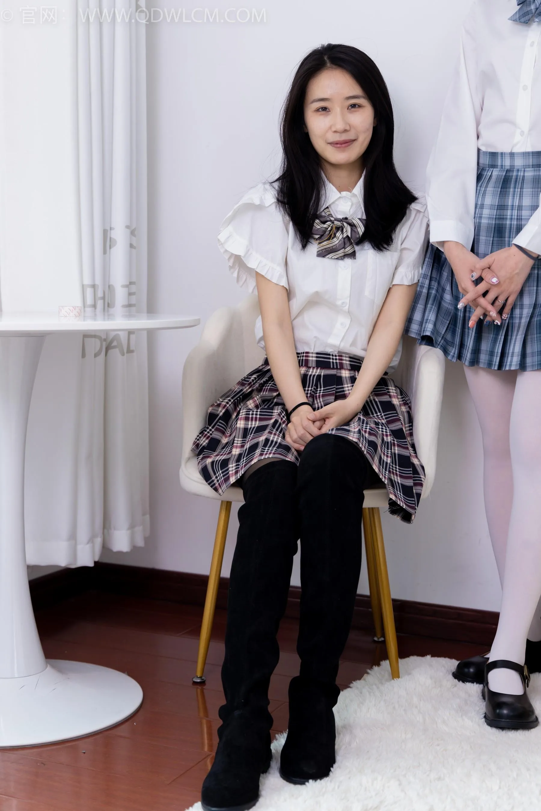 物恋传媒 NO.1582 菜菜小敏-学院姐妹花 [177P]插图9